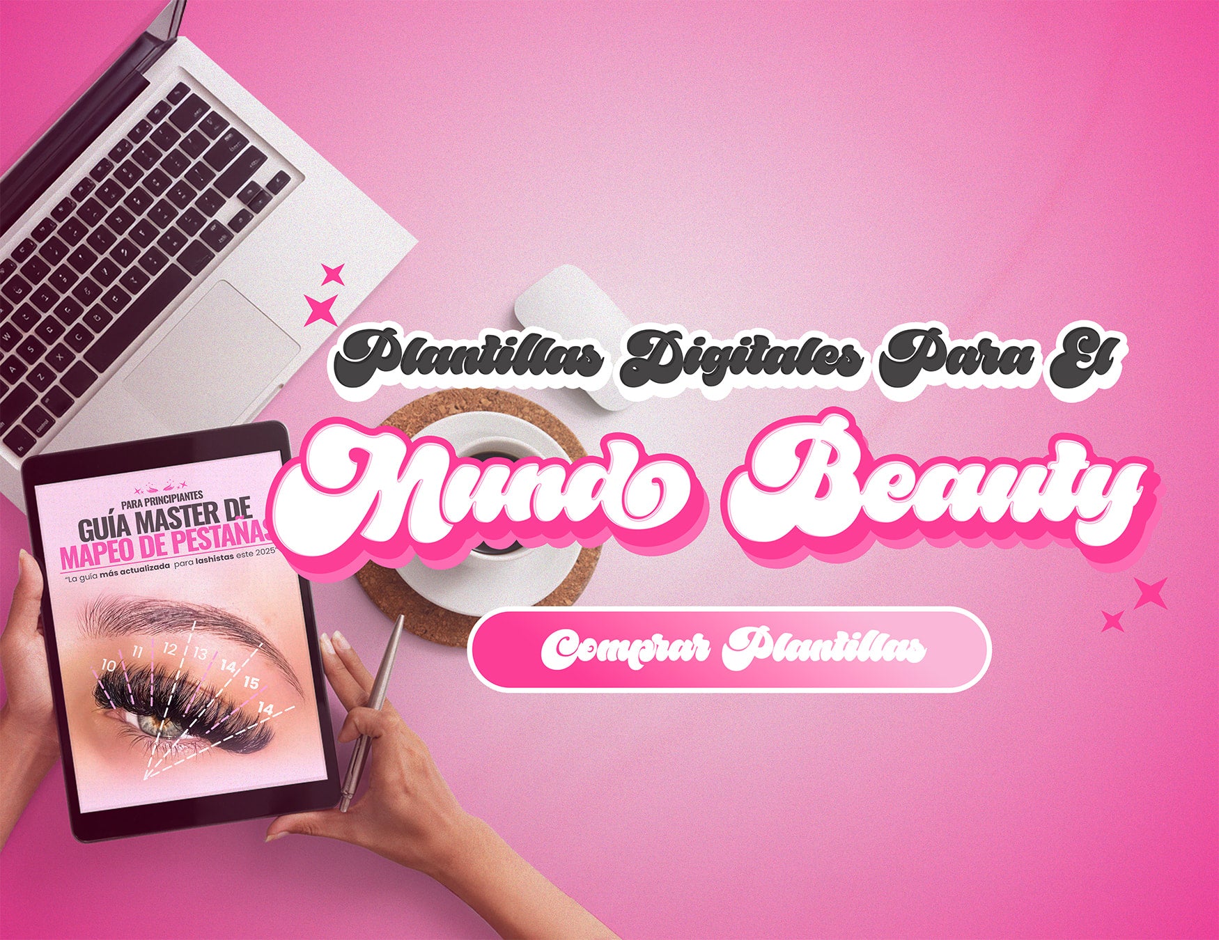 Imagen de plantillas digitales para lashistas, manicuristas, cejas, productos como hojas de mapeo, planner y libro de cliente, formularios, manuales profesionales totalmente digitales y fáciles de descargar.