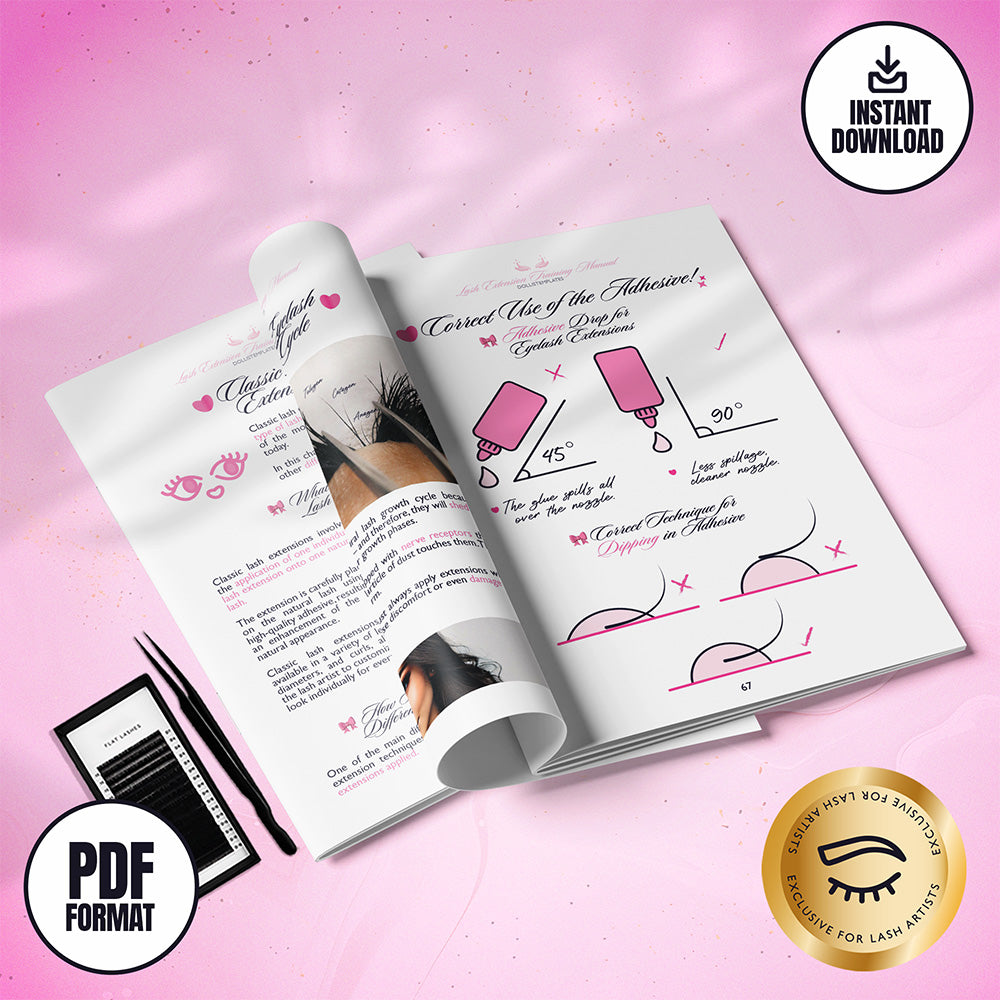 The Ultimate Lash Artist Manual | Lash Extension Manual for Beginners & Students