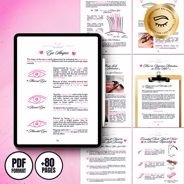 The Ultimate Lash Artist Manual | Lash Extension Manual for Beginners & Students