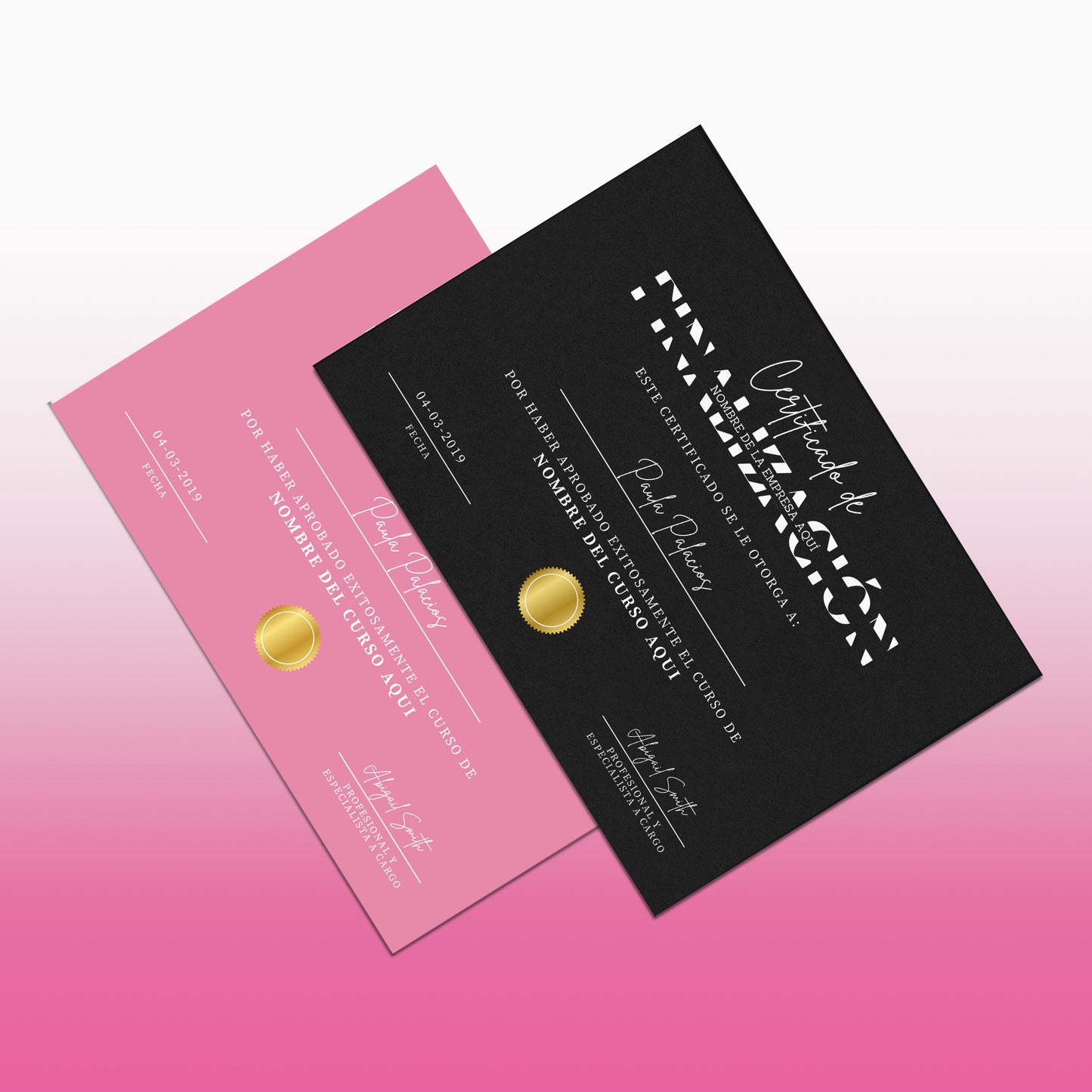 Plantilla Certificado de Participación en Canva
