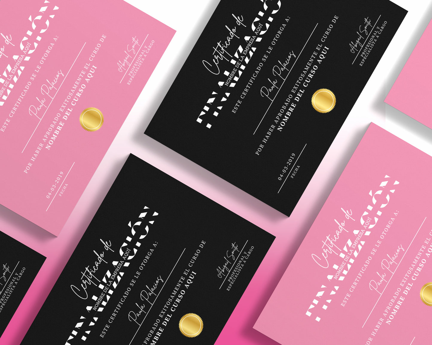 Plantilla Certificado de Participación en Canva