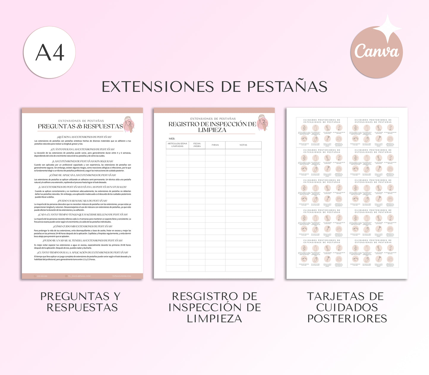 Formularios de Consentimiento de Extensiones de Pestañas Editables en Canva