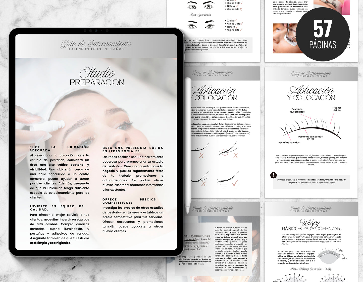 Guía de Entrenamiento de Extensiones de Pestañas Editable en Canva