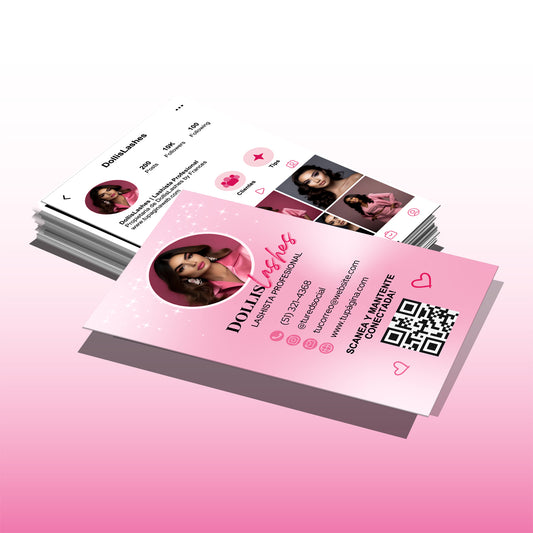Plantilla 100% Editable en Canva Tarjeta de Presentación de Redes Sociales
